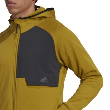 adidas Hoodie X-City Cotton Blend Olive Green Men